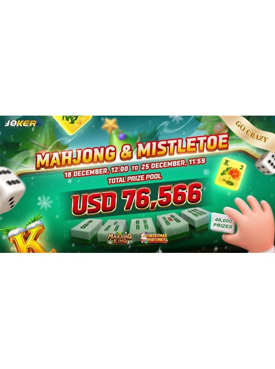 Mahjong & Mistletoe : Joker Go-Crazy Competition